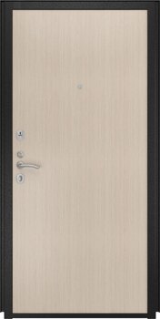 Металлическая дверь L - 35 - Прямая (16мм, беленый дуб)