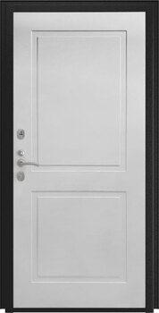 Металлические двери L - 38A - ФЛ-609 (L-52, 10мм, белый матовый)