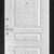 Металлическая дверь Luxor - 37 - Атлант-2 (32мм, ясень белая эмаль)
