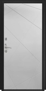 Металлические двери L - 24 - ФЛ-291 (10мм, белый софт)