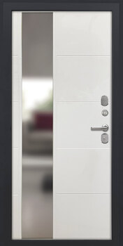 Металлическая дверь L - 37 - ФЛЗ-120 (12мм, ПВХ ясень белый)