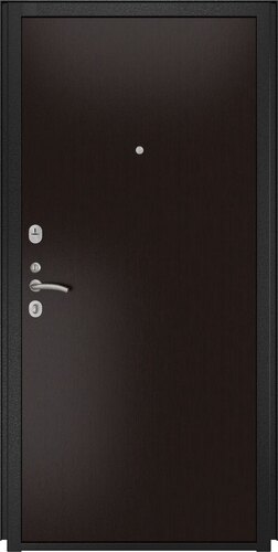 Металлическая дверь Luxor - 37 - Прямая (16мм, венге)