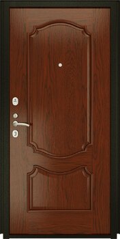 Металлические двери L - 3b - Венеция (26мм, дуб сандал)