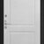 Металлические двери Luxor - 39A - ФЛ-609 (L-52, 10мм, белый матовый)