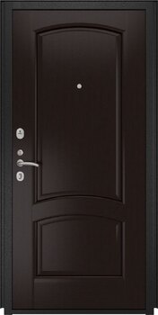 Металлические двери L - 3b - Лаура (16мм, венге)