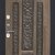 Металлические двери Luxor - 28 - Д-19 (16мм, Грецкий орех + черная патина винорит)
