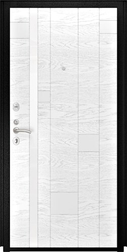 Металлические двери Luxor - 28 - АРТ-1 (16мм, ясень белая эмаль)