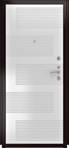 Металлические двери Luxor - 28 - ФЛ-185 (10мм, ПВХ ясень белый)